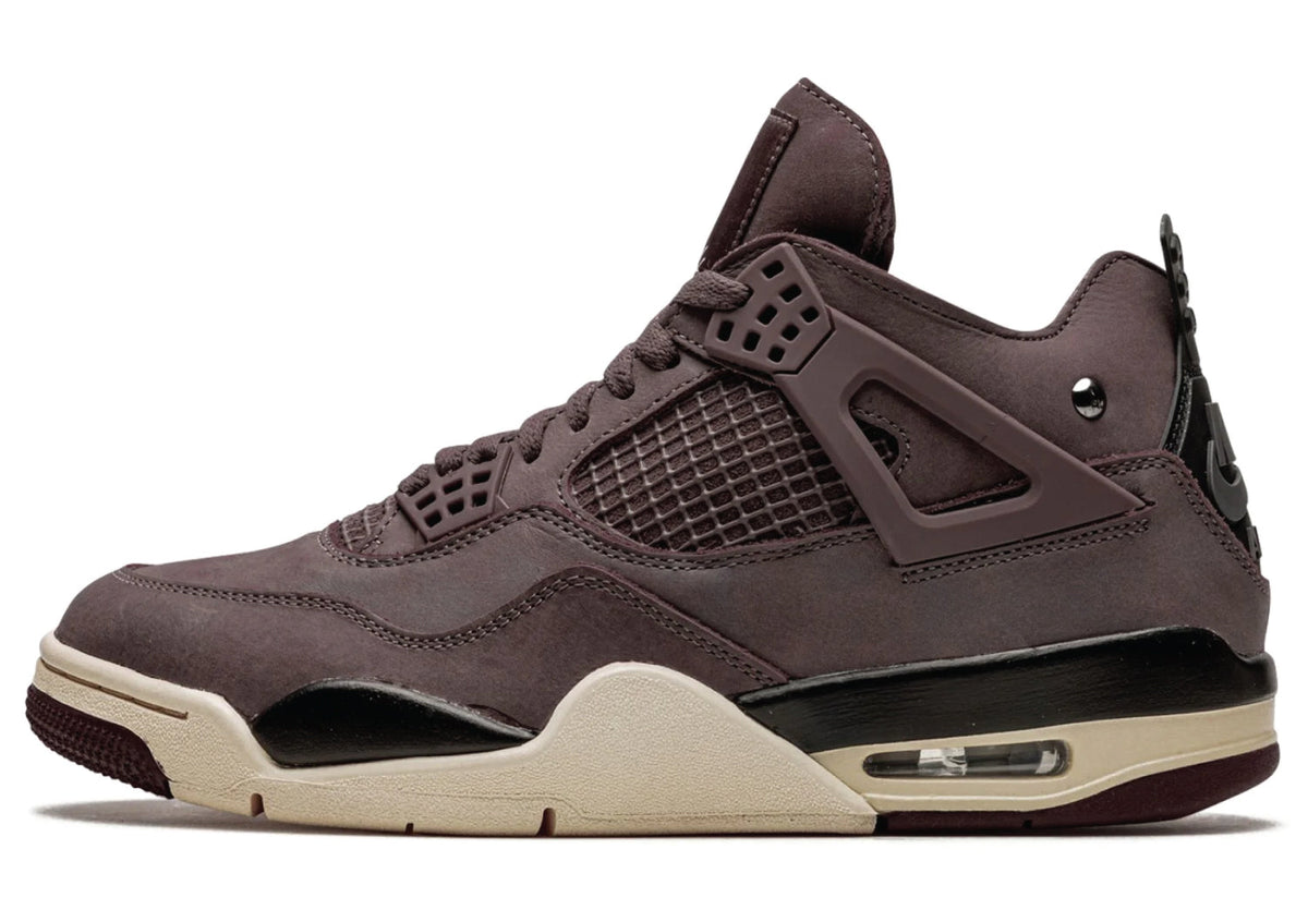 Air Jordan 4 x A Ma Maniere Violet Ore sneakers with tonal detailing, metallic accents and quilted interior