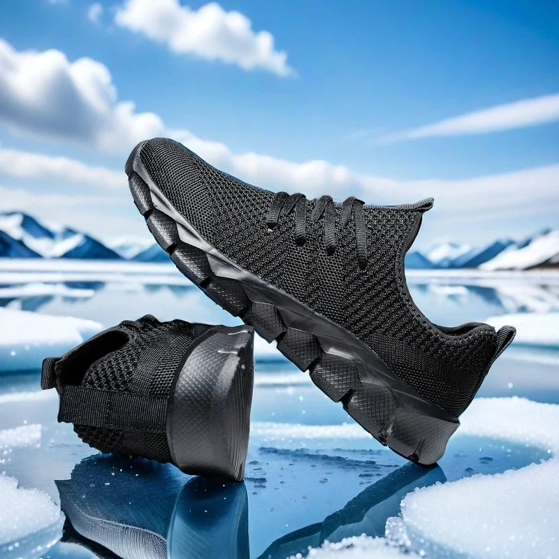 Men’s Lightweight Mesh Sneakers – Breathable Casual Running & Sports Shoes