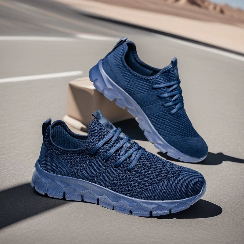 Men’s Lightweight Mesh Sneakers – Breathable Casual Running & Sports Shoes
