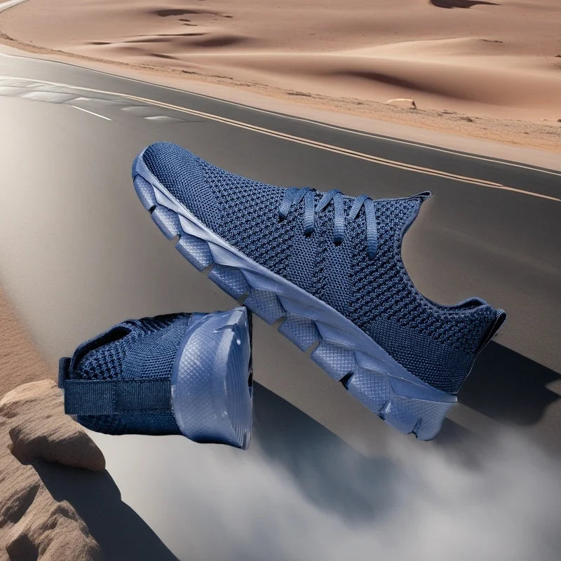 Men’s Lightweight Mesh Sneakers – Breathable Casual Running & Sports Shoes
