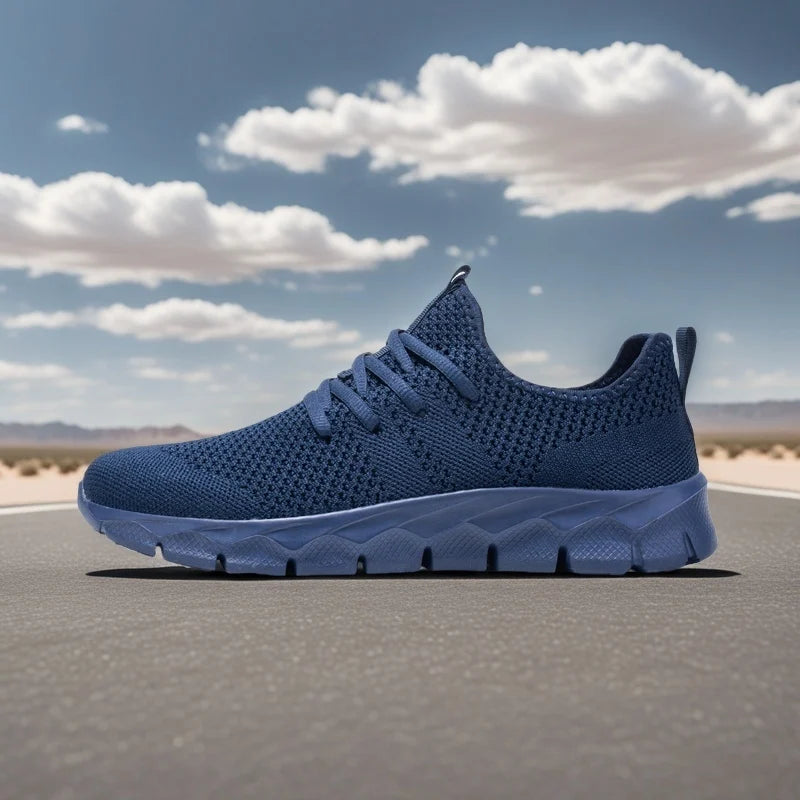 Men’s Lightweight Mesh Sneakers – Breathable Casual Running & Sports Shoes