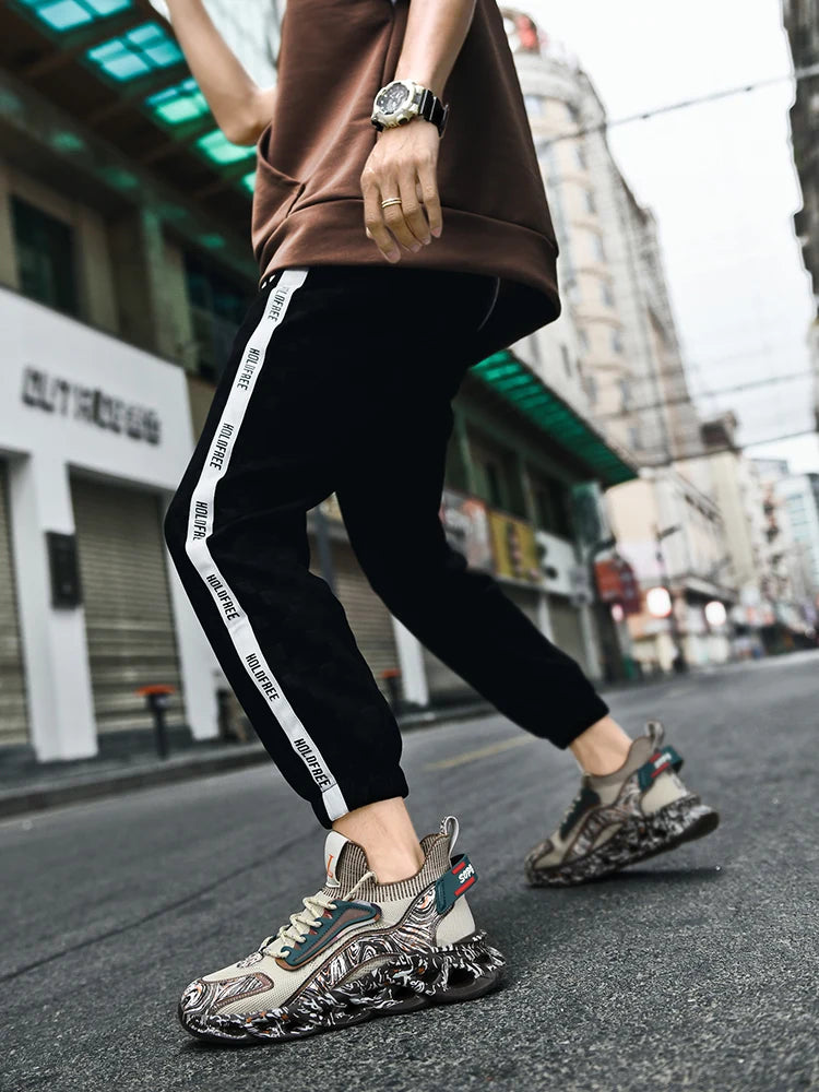 Men’s Casual Breathable Sneakers – Lightweight Running & Walking Trainer Shoes