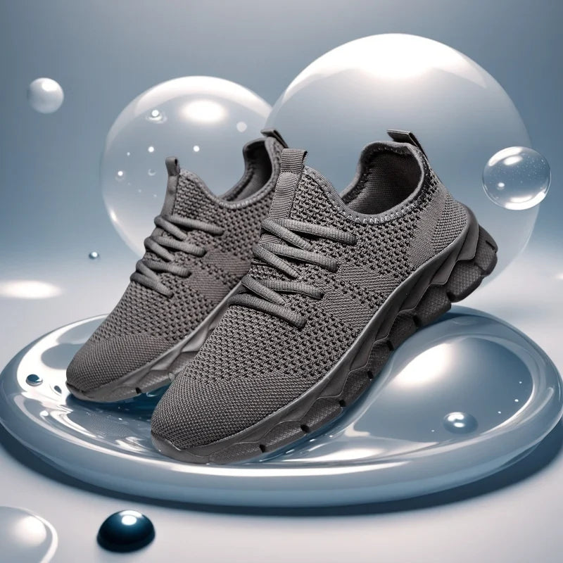 Men’s Lightweight Mesh Sneakers – Breathable Casual Running & Sports Shoes