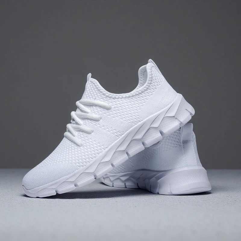 Men’s Lightweight Mesh Sneakers – Breathable Casual Running & Sports Shoes