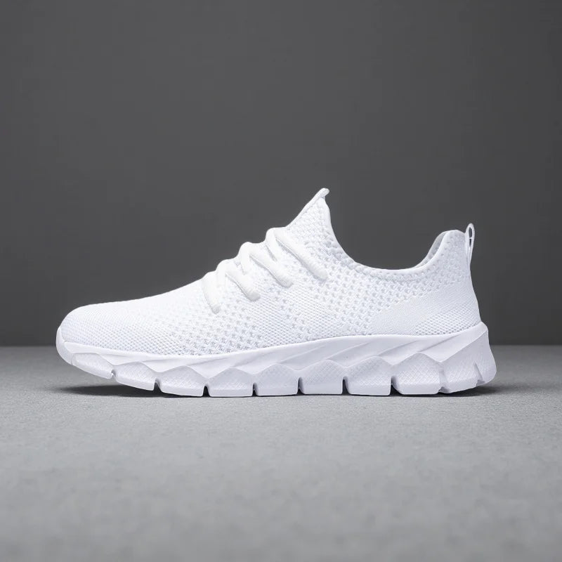 Men’s Lightweight Mesh Sneakers – Breathable Casual Running & Sports Shoes