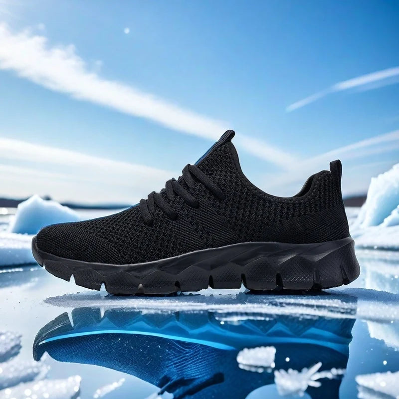 Men’s Lightweight Mesh Sneakers – Breathable Casual Running & Sports Shoes