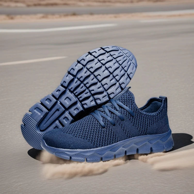 Men’s Lightweight Mesh Sneakers – Breathable Casual Running & Sports Shoes