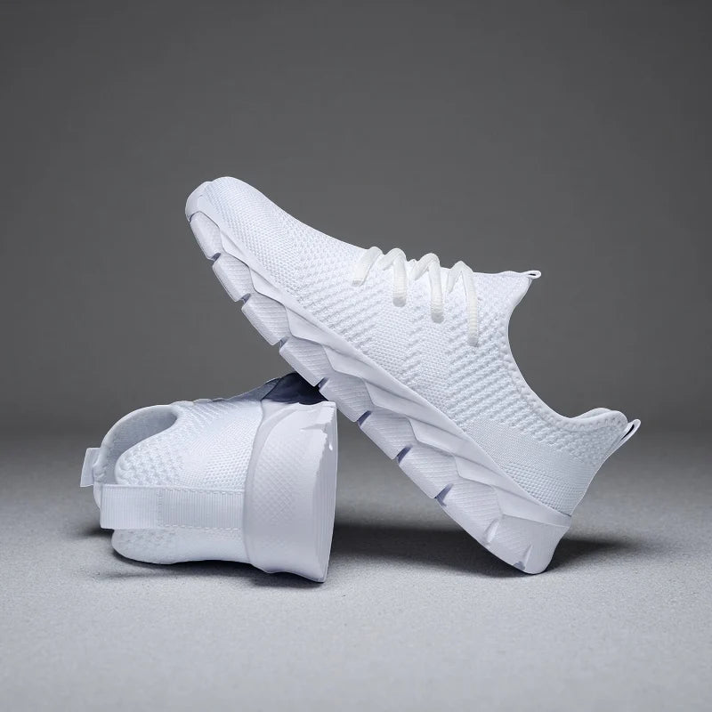 Men’s Lightweight Mesh Sneakers – Breathable Casual Running & Sports Shoes