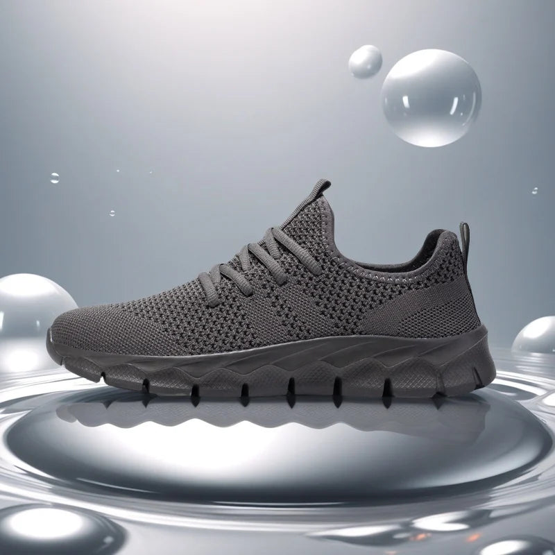 Men’s Lightweight Mesh Sneakers – Breathable Casual Running & Sports Shoes