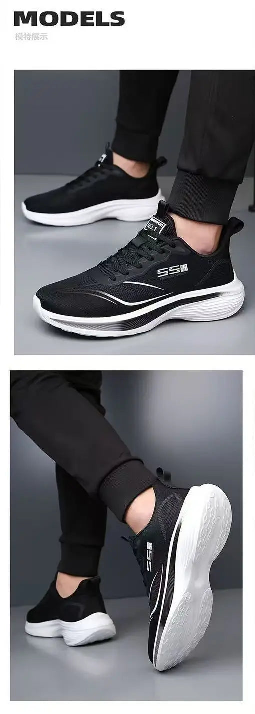 Breathable Mesh Men Shoes Lightweight Casual Sneakers Non Slip Soft Sole Running Shoes for Men Spring Summer