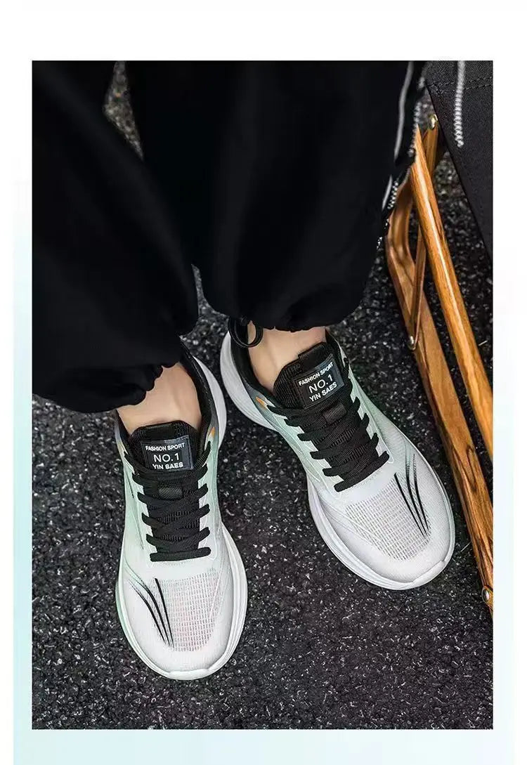 Breathable Mesh Men Shoes Lightweight Casual Sneakers Non Slip Soft Sole Running Shoes for Men Spring Summer
