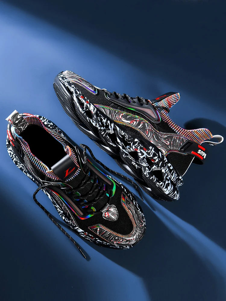 Men’s Casual Breathable Sneakers – Lightweight Running & Walking Trainer Shoes