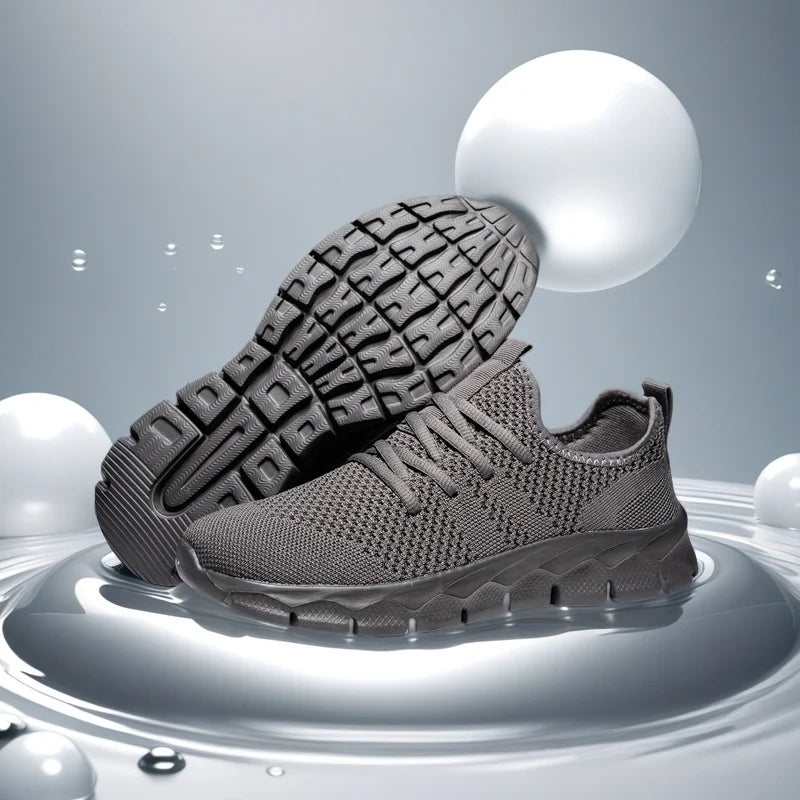 Men’s Lightweight Mesh Sneakers – Breathable Casual Running & Sports Shoes