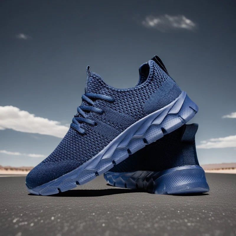 Men’s Lightweight Mesh Sneakers – Breathable Casual Running & Sports Shoes