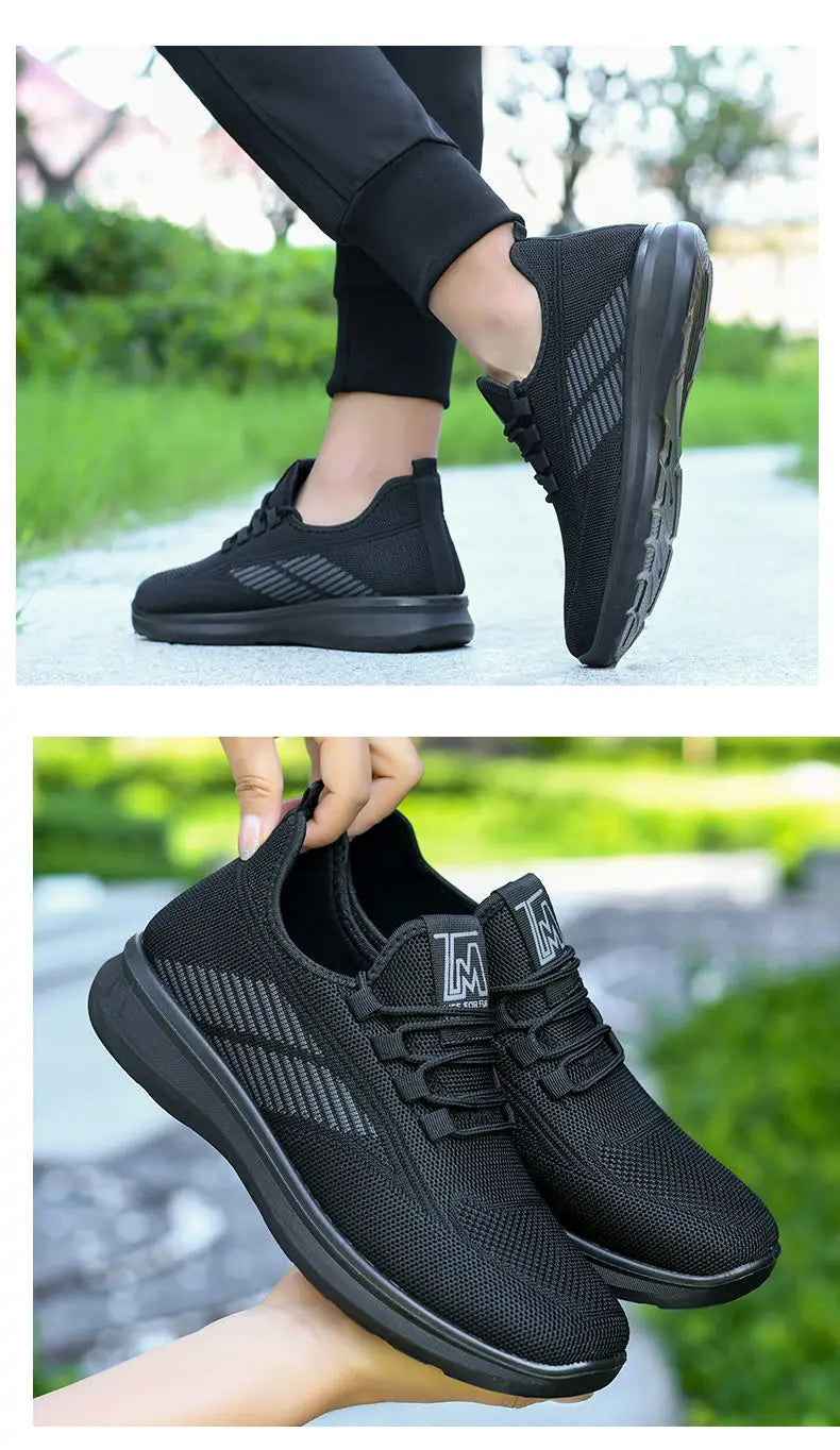 Men’s Lightweight Canvas Sneakers – Comfortable Casual Summer Shoes