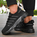 Men’s Thick Sole Running Sneakers – Lightweight Breathable Casual Shoes