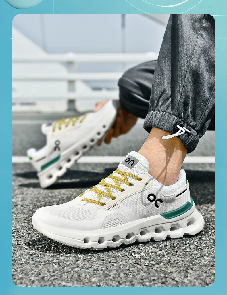 Unisex Breathable Mesh Sneakers – Lightweight Air Cushion Running & Walking Shoes