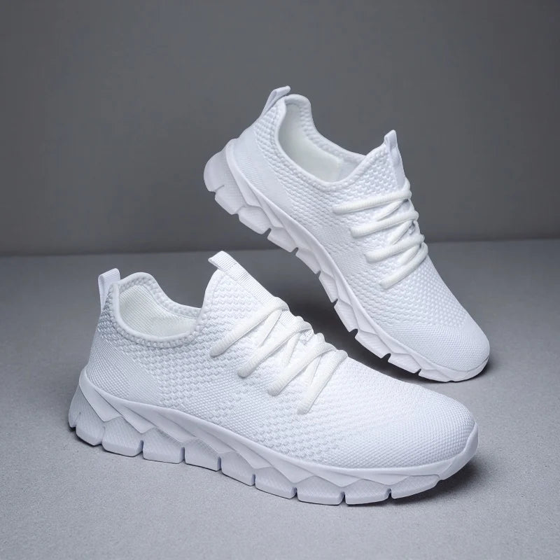 Men’s Lightweight Mesh Sneakers – Breathable Casual Running & Sports Shoes