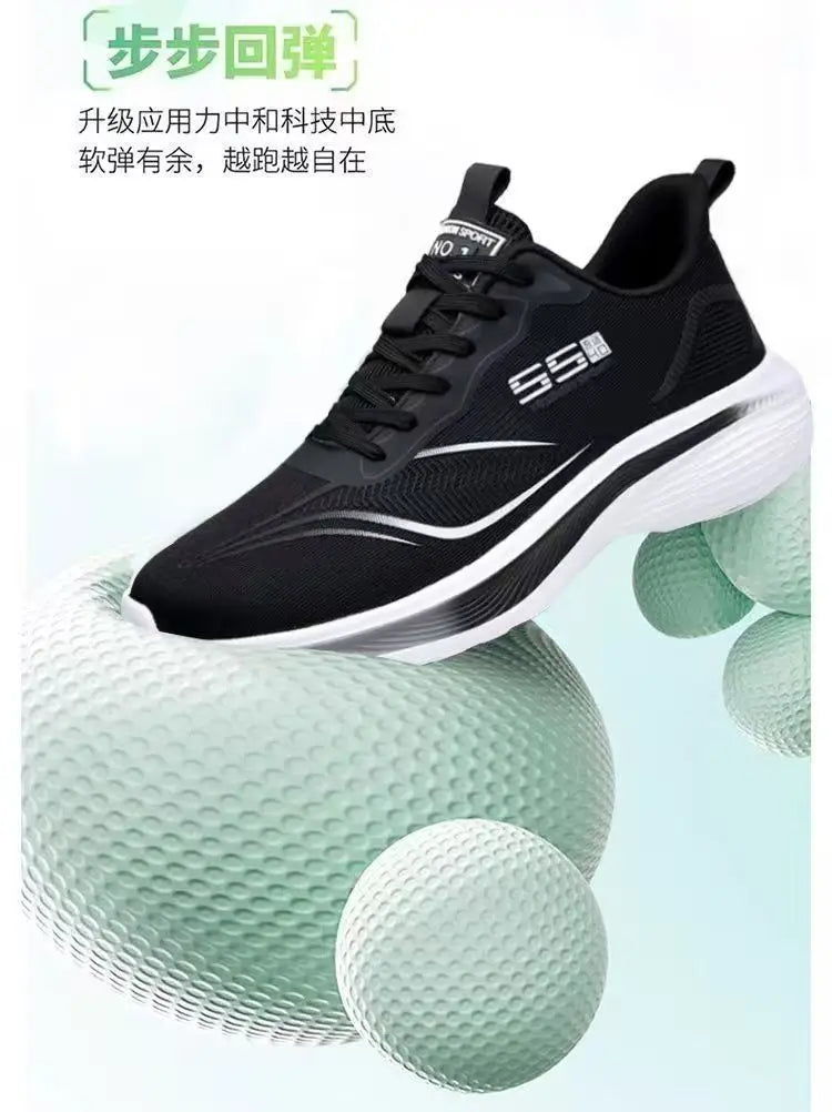 Breathable Mesh Men Shoes Lightweight Casual Sneakers Non Slip Soft Sole Running Shoes for Men Spring Summer