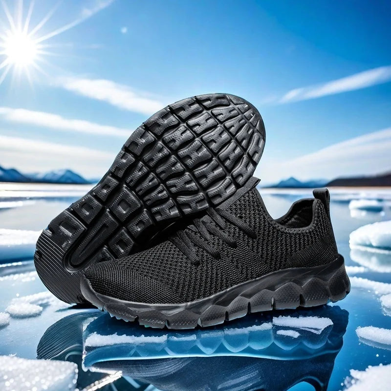 Men’s Lightweight Mesh Sneakers – Breathable Casual Running & Sports Shoes