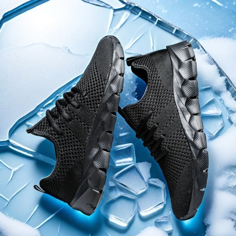 Men’s Lightweight Mesh Sneakers – Breathable Casual Running & Sports Shoes