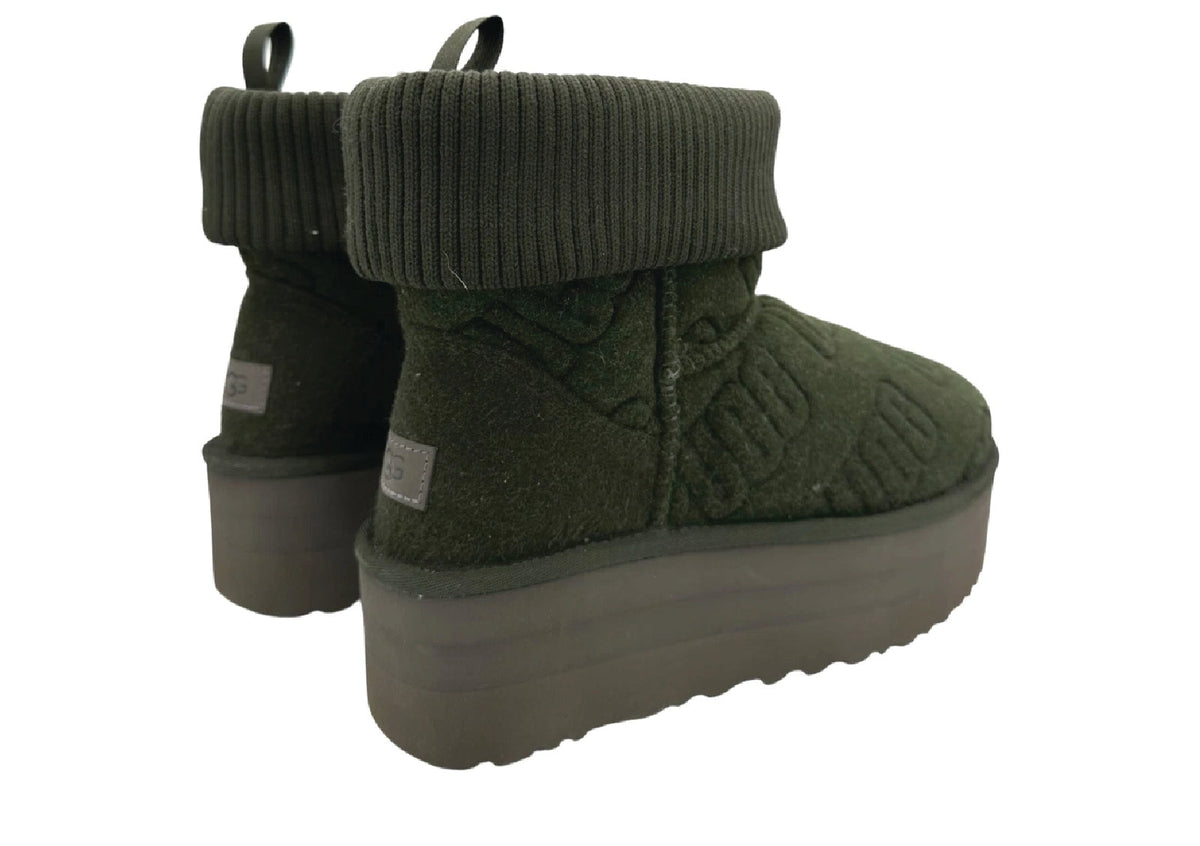UGG Classic Mini Platform Felted Forest Night Women's