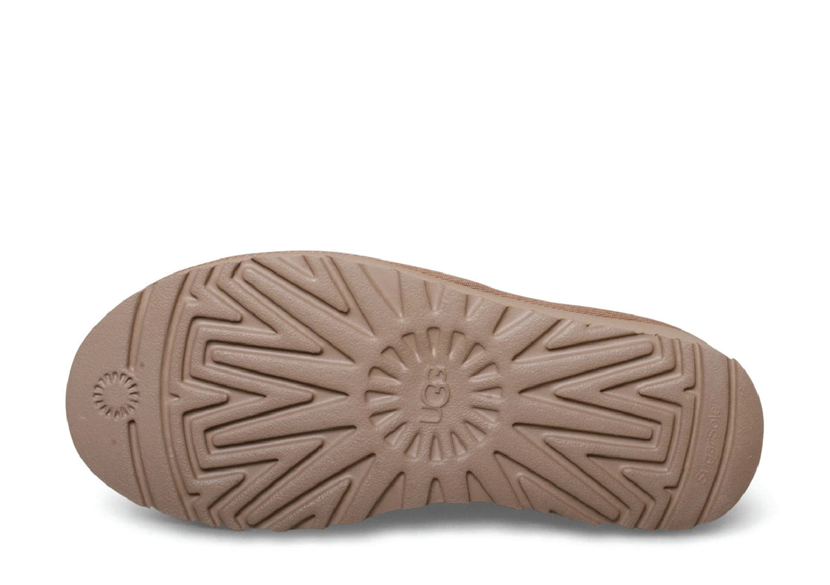 UGG Classic Mini ii Braid Platform Suede Chestnut Women's