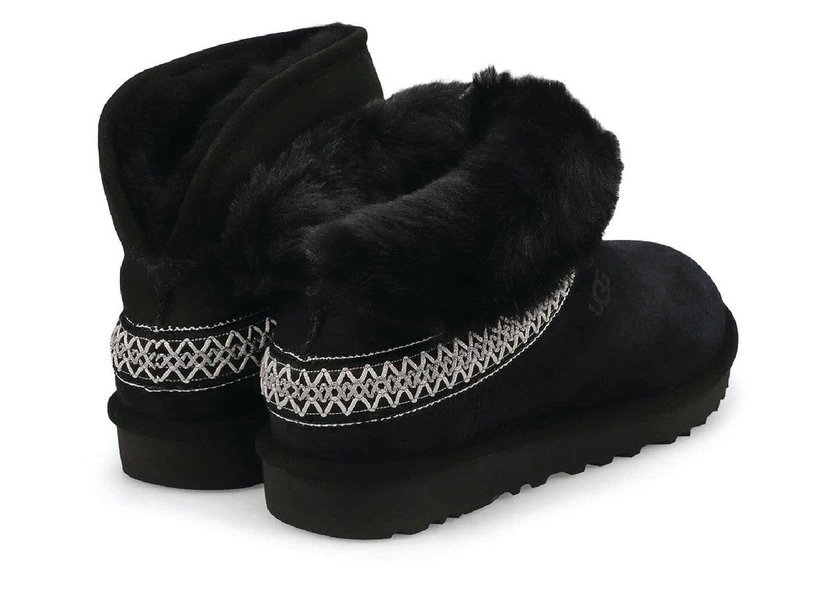 UGG Classic Mini Crescent Black Women's